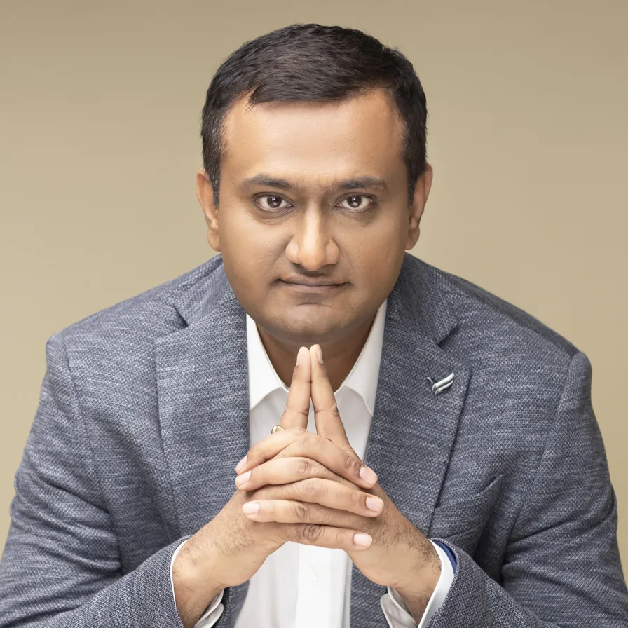 Jay Shah, Mortgage Broker in Kitchener — grey blazer portrait
